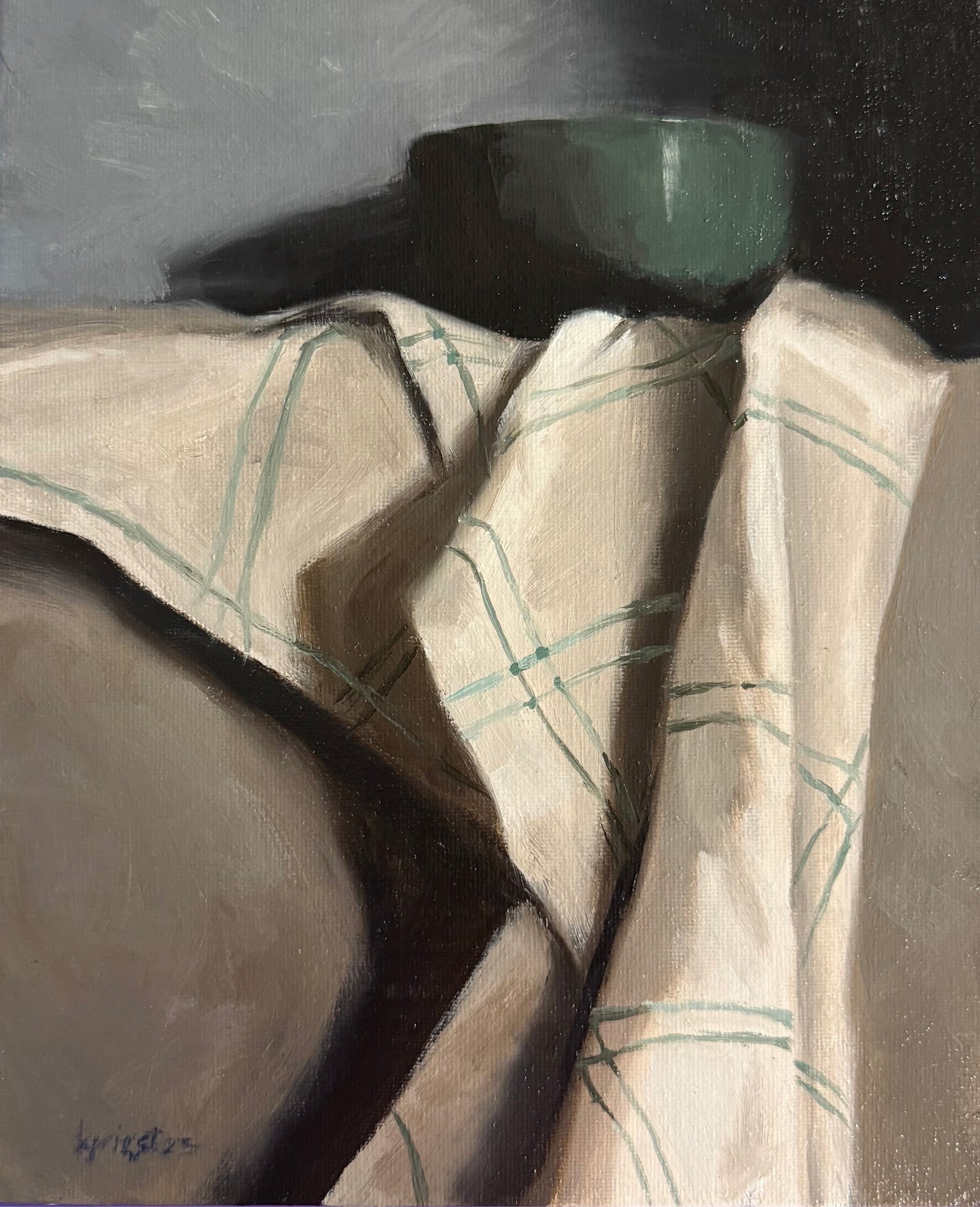 Still Life Bowl and Cloth